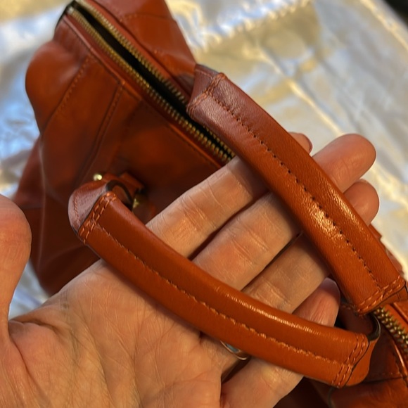 Coach Leather Ashley Burnt Orange convertible Bag W/ Hang tag EUC - Picture 11 of 14